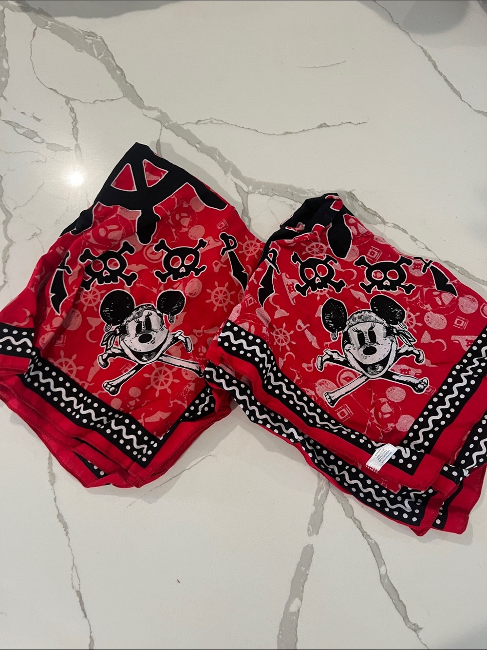 Mickey Mouse pirate bandannas